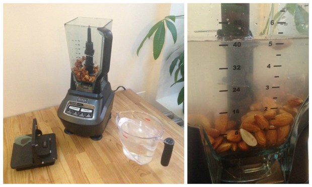 homemade almond milk